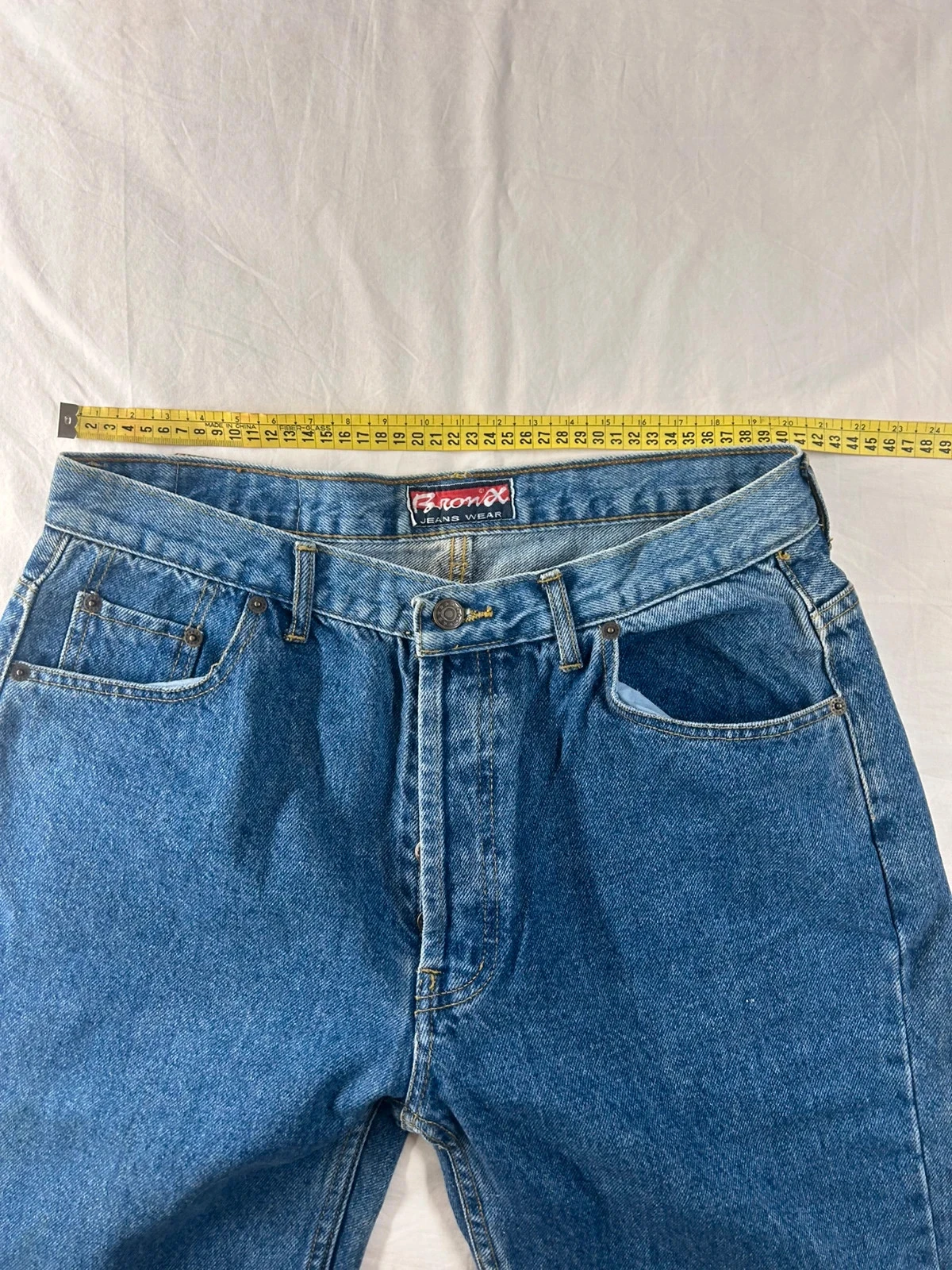 Jean reto azul vintage Bronx jeans wear tamanho 46 – photo 8